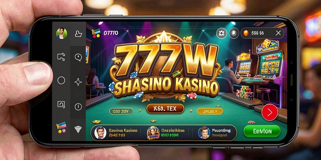 Screenshot gameplay 7777W yang menampilkan aksi kasino yang mendebarkan.
