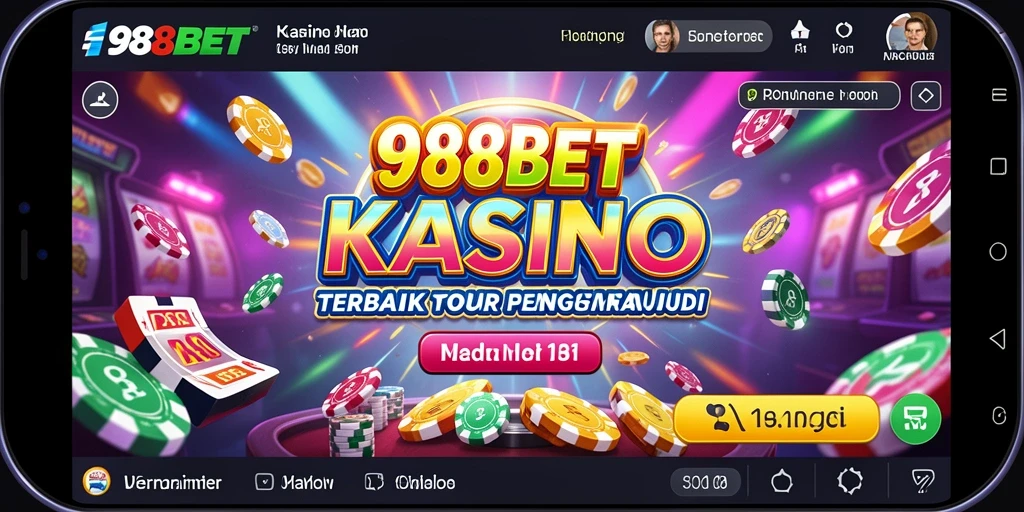 Tampilan gameplay seru di aplikasi Kasino 988BET.