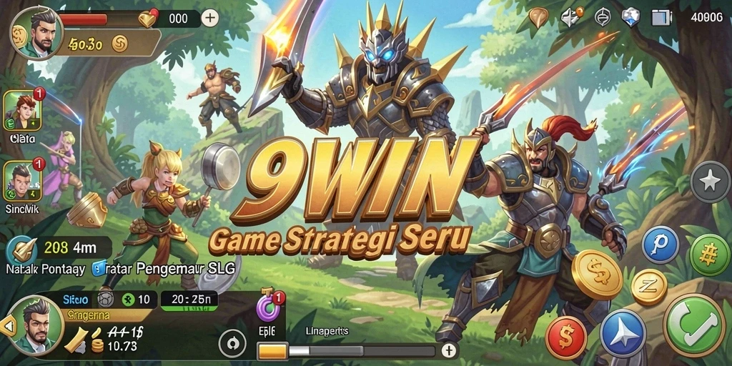 Tampilan dinamis dan menarik dari gameplay SLG 9WIN.