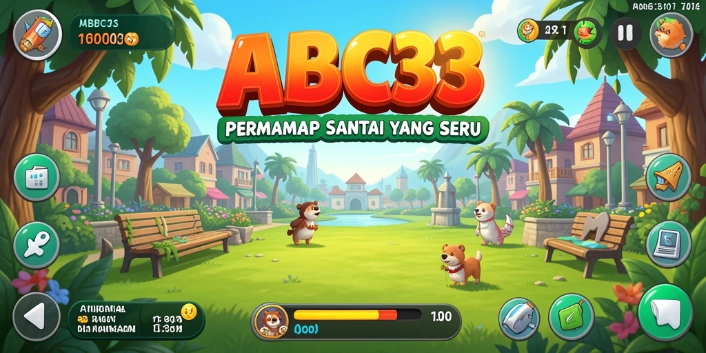 Tangkapan layar menunjukkan momen seru dalam gameplay ABC33.