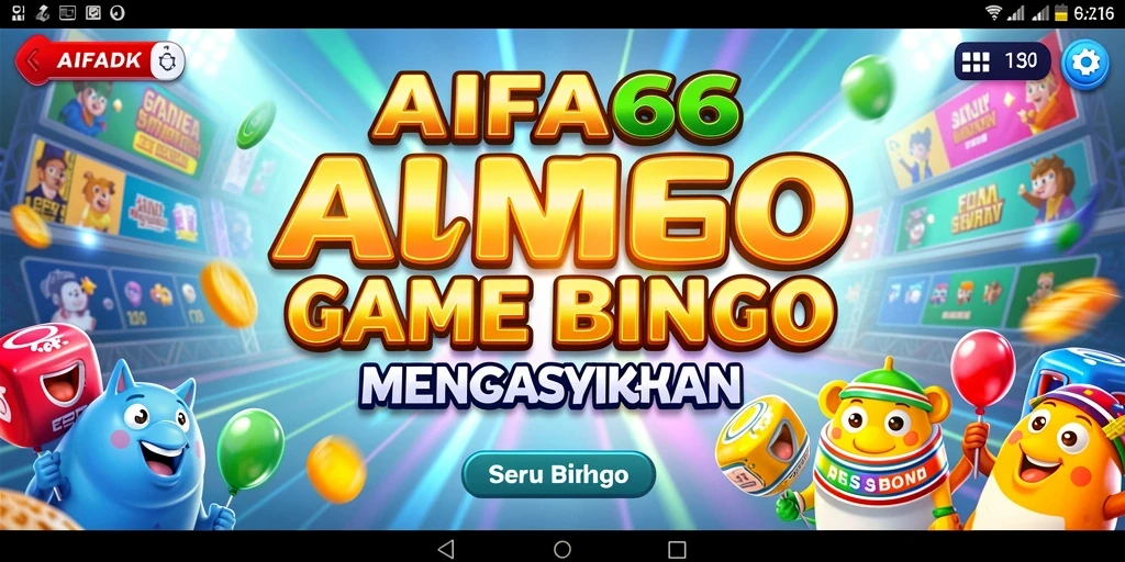 Tampilan gameplay seru AIFA66 dengan Bingo yang mendebarkan.