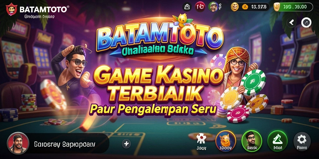 Tangkapan layar gameplay BATAMTOTO menampilkan aksi seru kasino.