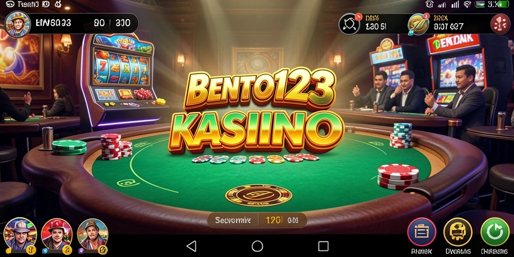 Tampilan permainan Kasino yang menakjubkan di BENTO123.