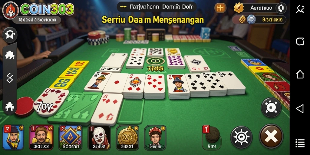 Tampilan gameplay seru dari COIN303 yang penuh tantangan.