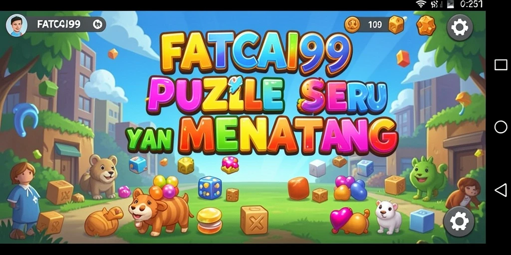 Tampilan gameplay dari FATCAI99 yang seru dan menantang.