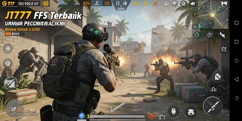 Tangkapan layar gameplay JT777 menampilkan aksi tembak-menembak yang mendebarkan.