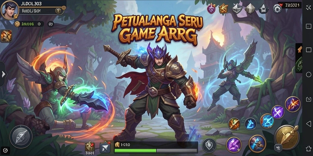 Tampilan seru dari gameplay ARPG di JUDOL303 dengan aksi mendebarkan.