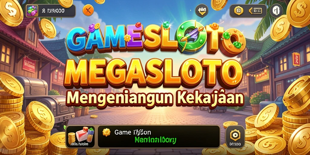 Tampilan gameplay menarik dari MEGASLOTO yang menunjukkan strategi Tycoon.
