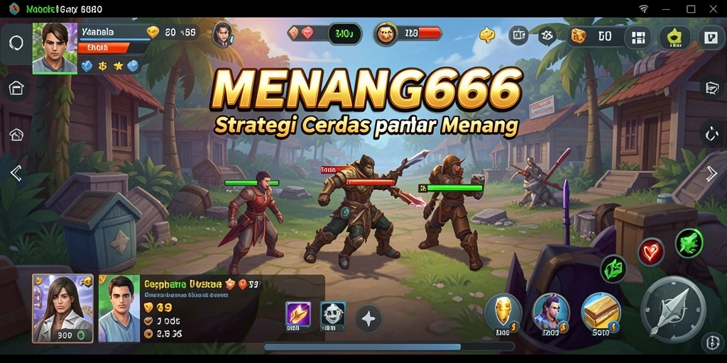Screenshot menunjukkan aksi seru dalam permainan MENANG666.