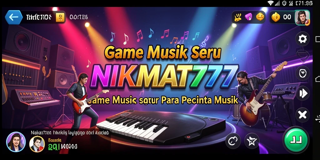Tampilan gameplay NIKMAT777 yang menarik dan penuh warna.