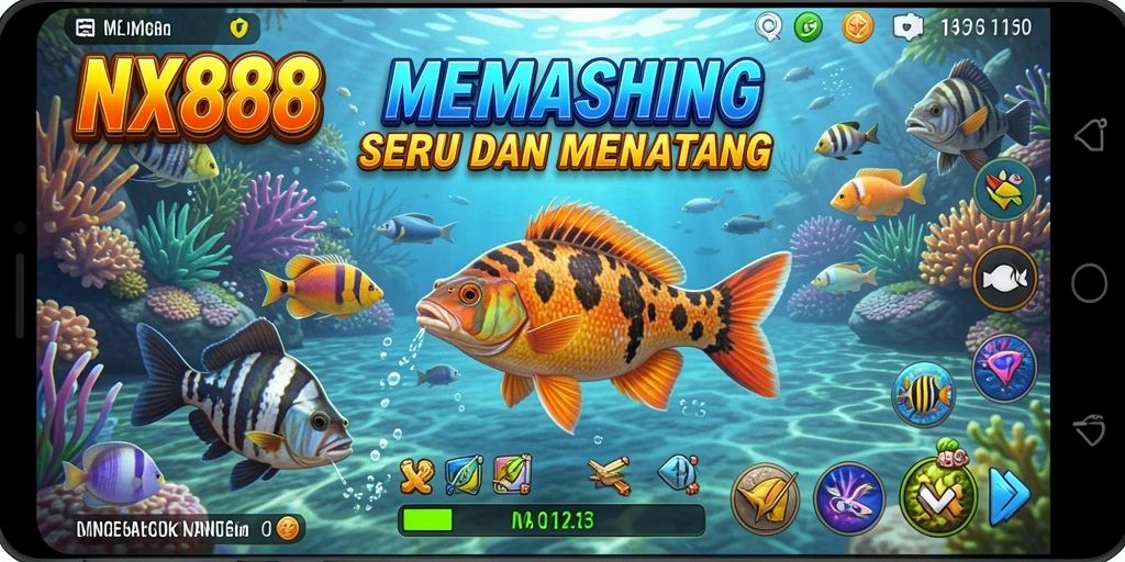 Tangkapan ikan menakjubkan dalam gameplay NX888.