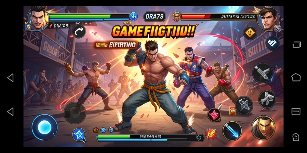 Gameplay seru pertarungan karakter di ORA78
