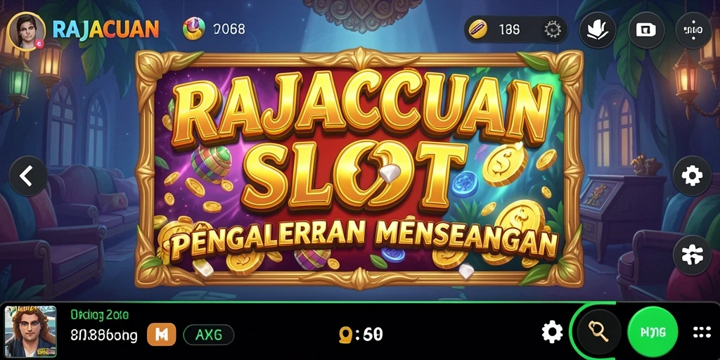 Gameplay menarik dari RAJACUAN dengan efek visual yang memukau.