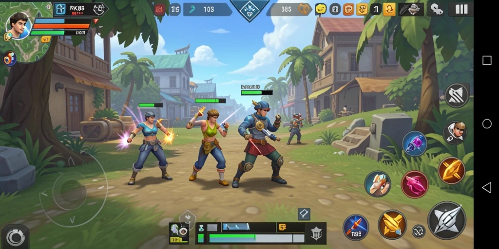 Screenshot RK88 menampilkan aksi strategis yang mendebarkan.
