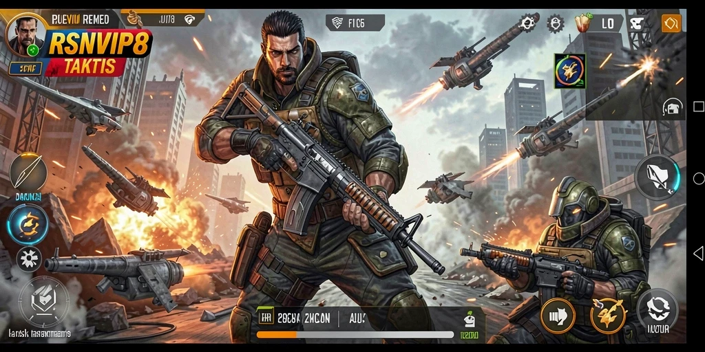 Gameplay seru dan grafis menakjubkan dalam RSNVIP8.