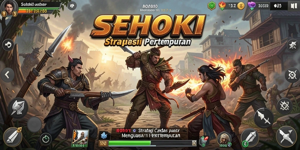 Tampilan gameplay dinamis SEHOKI yang menantang strategi pemain.