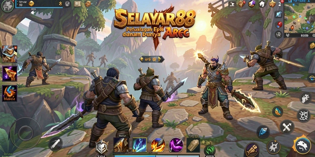 Tampilan gameplay menakjubkan di Selayar88 dengan grafis yang memukau.