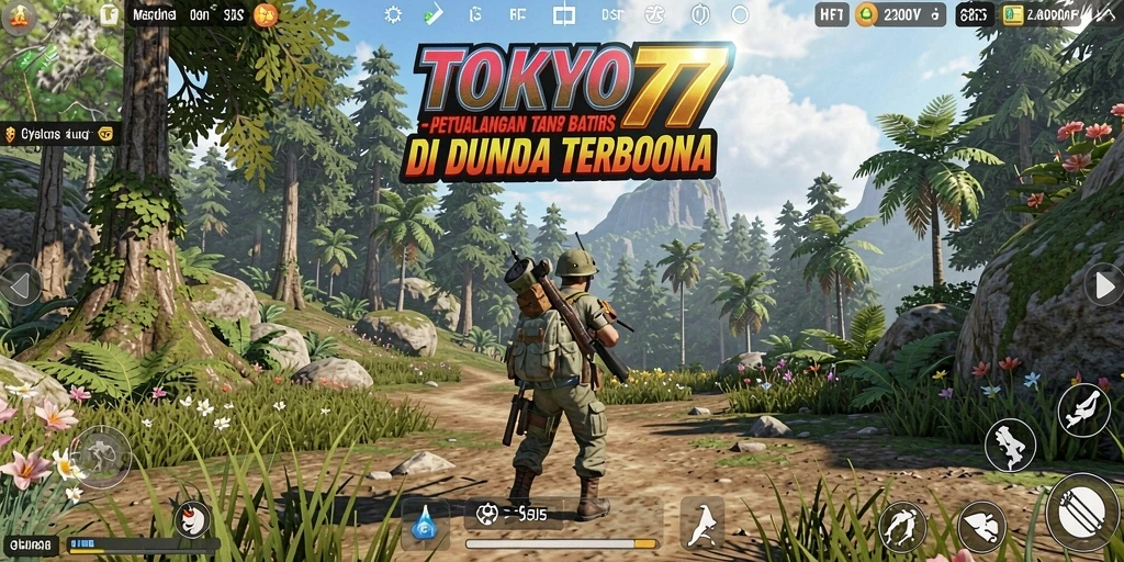 Screenshot menampilkan gameplay Open World yang dinamis dan mengesankan.