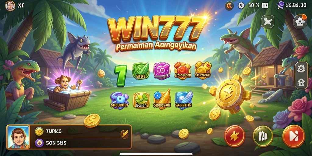 Tampilan gameplay yang seru dan menarik dari WIN777.