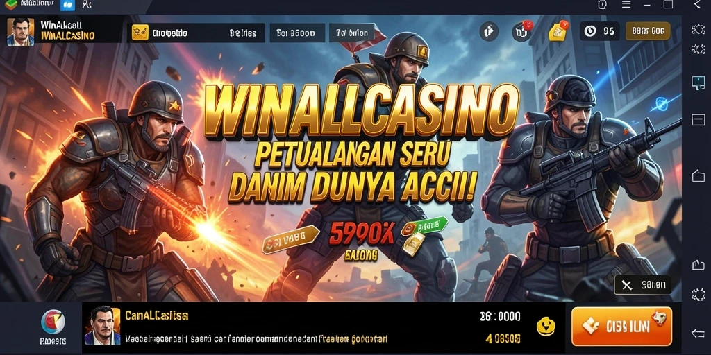 Tangkapan layar gameplay aksi mendebarkan WINALLCASINO yang penuh tantangan.